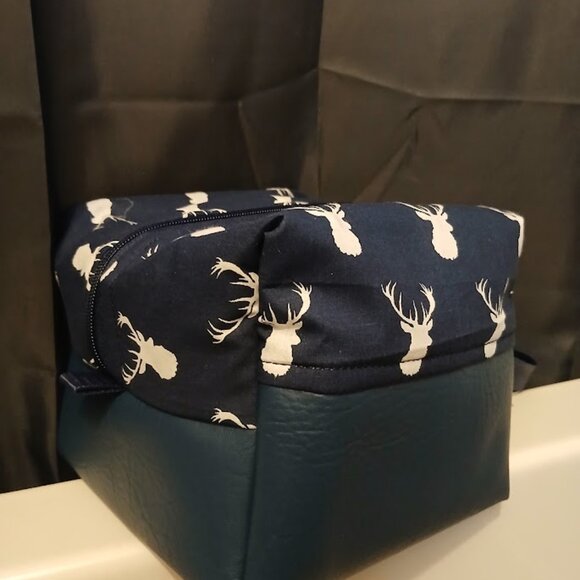 New Zippy Cosmetics Toiletries Travel Bags X-large Faux Leather & Fabric western - Picture 11 of 16